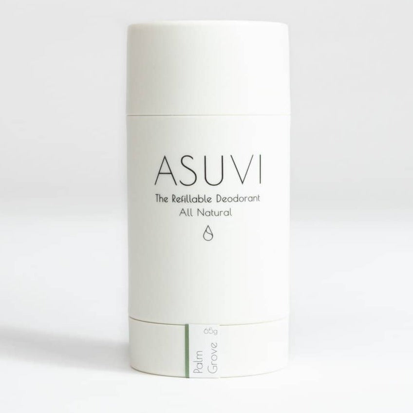 ASUVI - 除臭棒带可重复使用管 - 棕榈林 (65g)