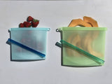 Bare &amp; Co. - 可重复使用的硅胶食品袋 - 2 件装