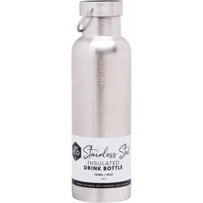 Ever Eco - Insulated Drink Bottle - Brushed Stainless Steel (750ml)