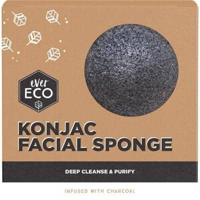 Ever Eco - Konjac Facial Sponge - Charcoal