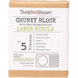 That Red House - Chunky Block Dishwashing Soap - Lemon Myrtle (140g)