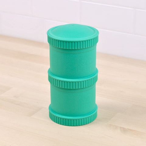 Re-Play - Snack Stack with 2 Pods and 1 Lid - Aqua