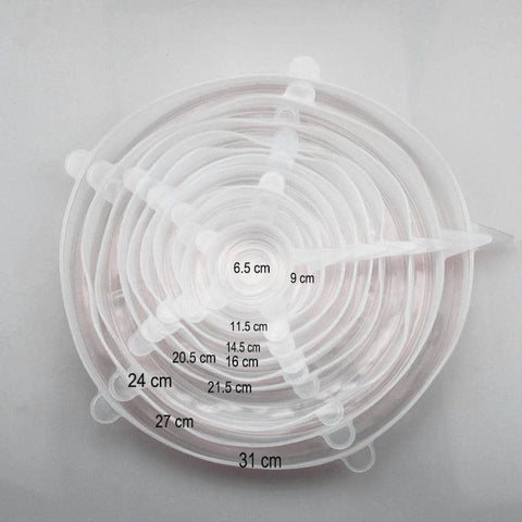 Bare & Co. - Reusable Silicone Lids - Round (10 Pack)