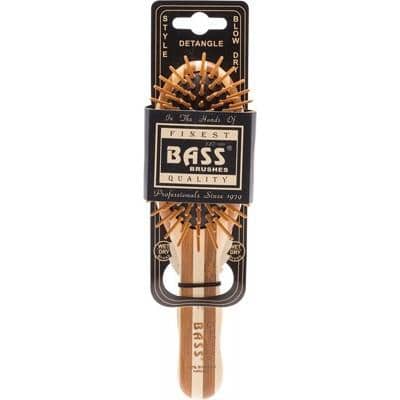 Bass Brushes - Small Oval Bamboo Brush