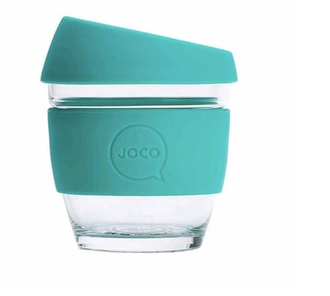 JOCO - Reusable Glass Cup - Mint (Small 8oz)