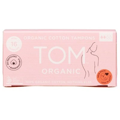 TOM -  Organic Cotton Tampons - Mini (16 pack)