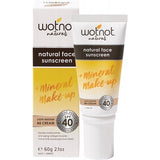 WOTNOT - Natural Face Sunscreen Tinted BB Cream SPF 40 - Beige/Light-Medium (60g)