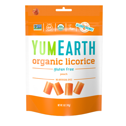 YumEarth - Organic Licorice - Peach (142g)